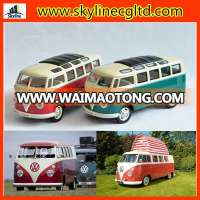 Wholesale diecast cars toy Licensed diecast bus model VW T1 retro bus model