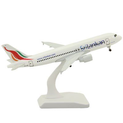 Real Shot 1/200 High Details Srilankan Airline Craft  with wheel 20cm A320 model airplane craft