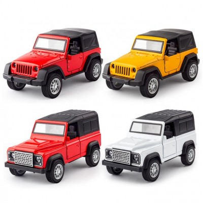 small scale  Off road vehicle alloy metal model  kids car toy model with Pull Back, Openable doors