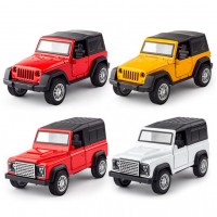 small scale  Off road vehicle alloy metal model  kids car toy model with Pull Back, Openable doors