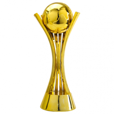 Gold metal  collection Resin soccer  Club Trophy Football metal award plate for souvenir