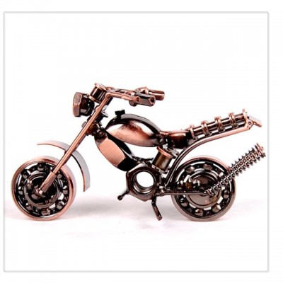 Creative home decoration alloy metal motorcycle model boy motorcycle toy