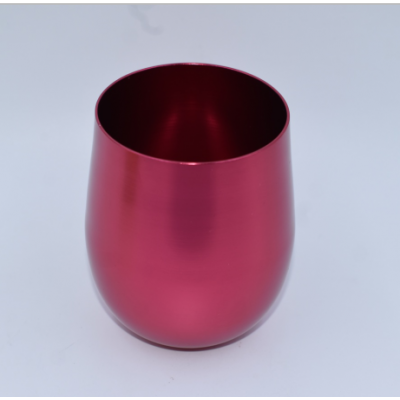 FDA Metal Craft  Vintage Aluminum Metal Goblet Aluminum Drinking Cup