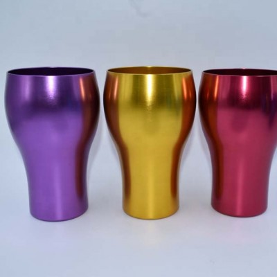 Vintage aluminum cups tumblers Popular  Colored Aluminum tumbers