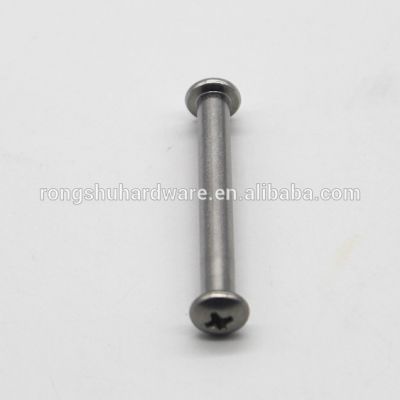 Stainless steel Material Hollow rivet with flat head cross  In Standard .