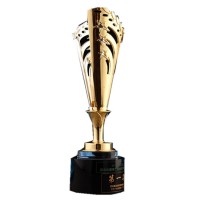 New high-end creative gift metal award hot metal l trophy